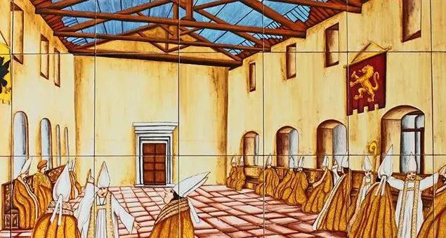 Il Colle val bene una mensa? Storia del conclave di Viterbo del 1271 e dei cardinali a pane e acqua