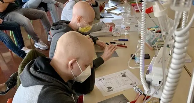 Le carte magiche dei giovani malati di tumore