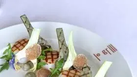 22 dicembre:capesante alla brace, carciofo e tartufo invernale