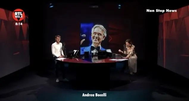 Andrea Bocelli a RTL 102.5: « Il talento è un dono del cielo. Anche quello dell'idraulico è un talento»