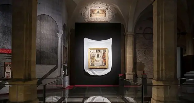 Gioco di sguardi tra la Sindone e il Volto santo delle Veronica