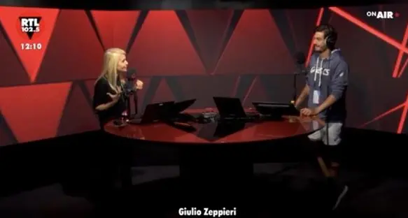 Giulio Zeppieri, in radio, la dedica a sorpresa da un tennista prodigio alla fidanzata: “Ti amo…”
