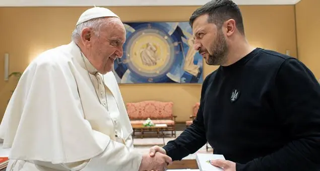Zelensky dal Papa: \"Necessari gesti umanitari per sostenere le persone fragili\"