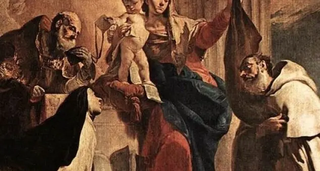 La Madonna del Carmine e lo scapolare che libera dal Purgatorio
