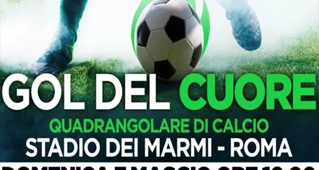 ‘Il gol del cuore‘: Pioggia di vip nella Capitale. Ecco chi ci sarà…