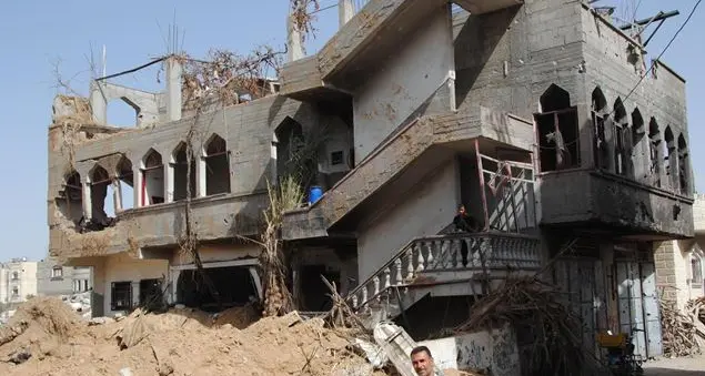Oltre il 42 per cento delle case distrutte a Gaza