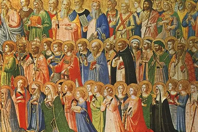 Beato Angelico, particolare della Predella della Pala di Fiesole (1423-1424 circa), tempera su tavola, National Gallery, Londra