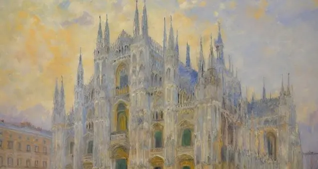 Come sarebbe Milano dipinta dagli impressionisti?