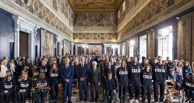 Al Quirinale i campioni olimpici