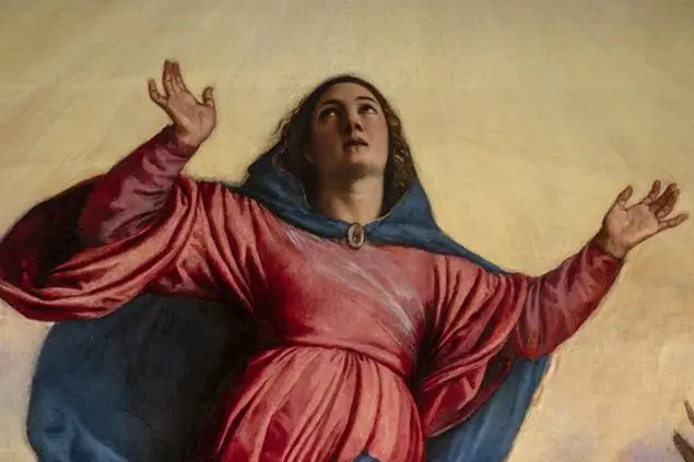 Tiziano Vecellio, Assunta, 1516-1518, olio su tavola, trasposto su tela, Basilica di Santa Maria Gloriosa dei Frari, Venezia