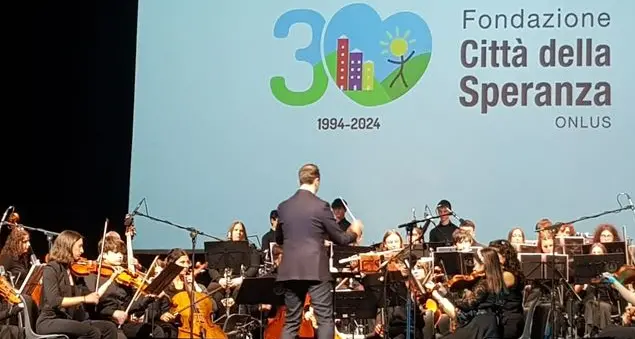 Una grande festa per i trent'anni della Fondazione Città della speranza