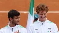 Jannik Sinner e Lorenzo Musetti, il bello del tennis italiano
