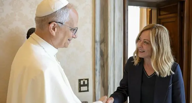 Ucraina e Gaza al centro del primo incontro ufficiale tra il Papa e Giorgia Meloni