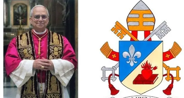 Leone XIV, ecco il significato dello stemma tra Sant'Agostino e la devozione mariana