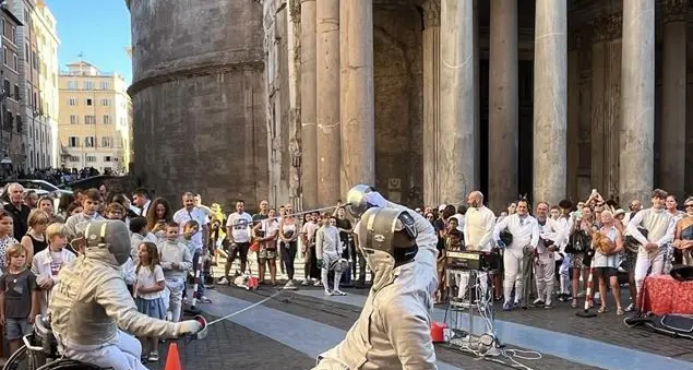 Torna la scherma nel cuore di Roma