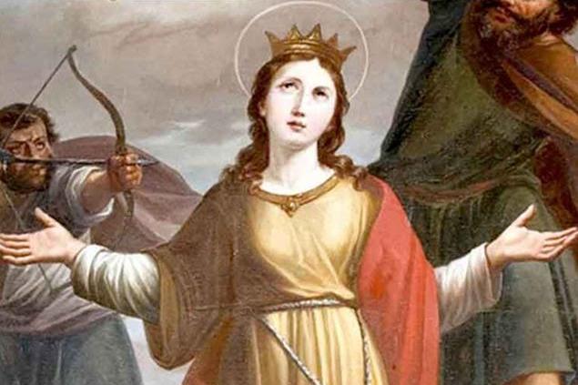 Saint Christina, the young woman persecuted and tortured by her father because she chose Christ Saint Christina, the young woman persecuted and tortured by her father because she chose Christ