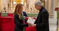 Annachiara Valle sul podio del Premio Cardinale Michele Giordano