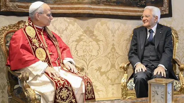 Leone da Mattarella: \"Insieme per la pace e la difesa degli ultimi\"