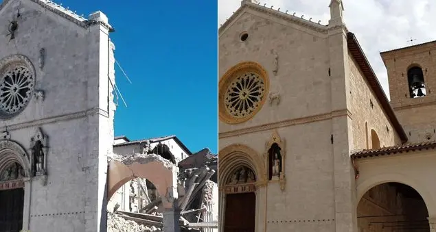 Norcia ha ritrovato la sua Basilica