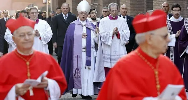 Il rito delle ceneri. Omelia di papa Francesco