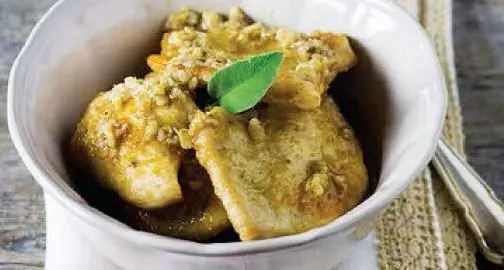 Bocconcini di tacchina in salsa sabauda