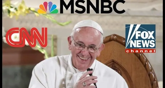 Quasi una rock star, l'entusiasmo delle tv Usa per il Papa