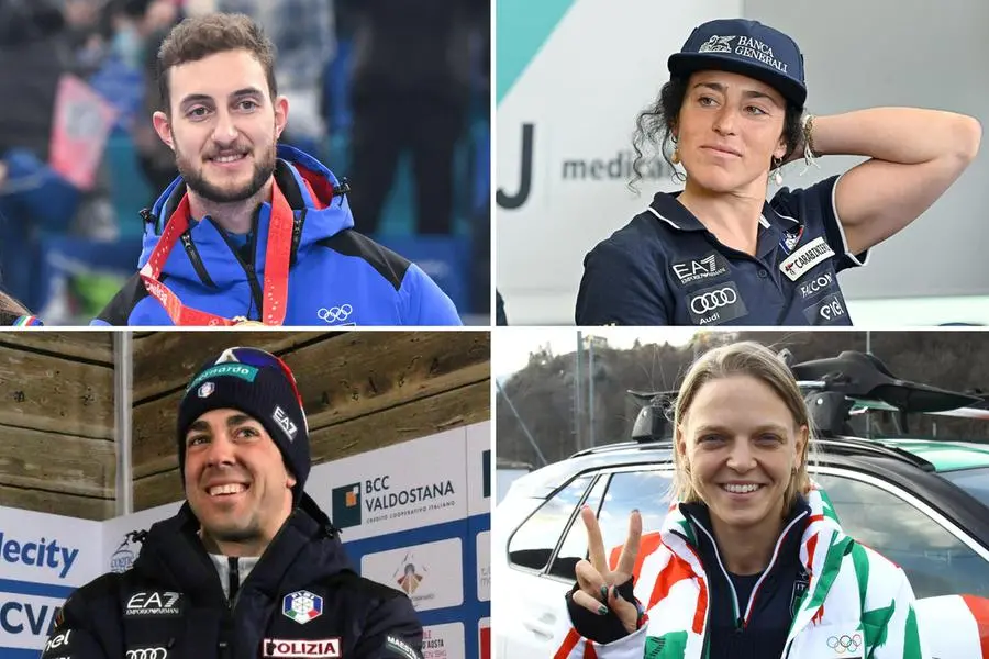 Arianna Fontana e Federico Pellegrino per Milano, Federica Brignone e Amos Mosaner per Cortina. Sono le coppie di atleti azzurri scelti per fare i portabandiera dell\\'Italia nelle cerimonie di apertura dei Giochi invernali il prossimo 6 febbraio.