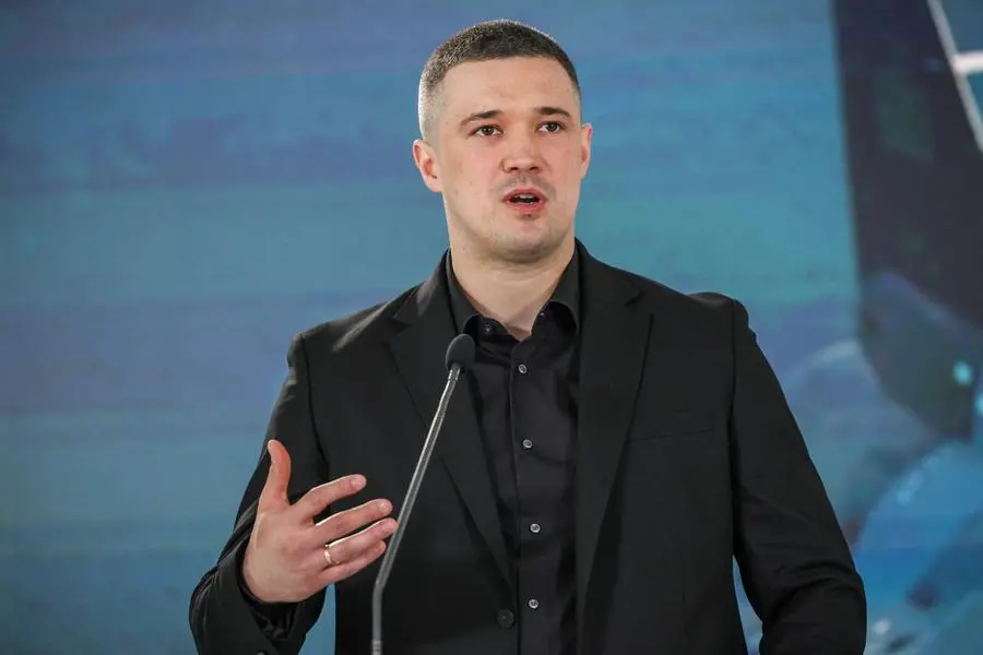 L'ex ministro della Difesa ucraino Mykhailo Fedorov, 35 anni.