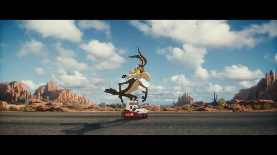 Una scena di Coyote vs. Acme
