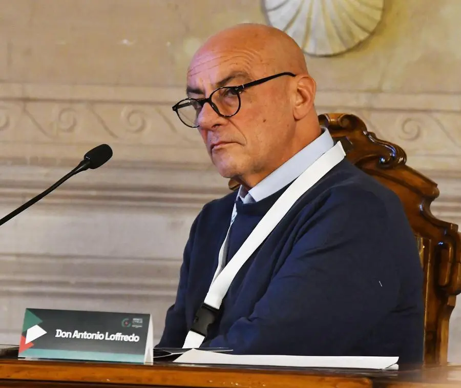 Don Antonio Loffredo Director of the Catacombs of Naples, during the States General of the restart, Bologna, 28 November 2025. ANSA/STEFANO ROSSI (NPK)