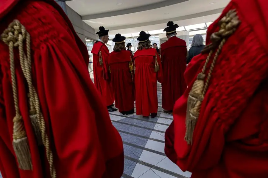 Inaugurazione anno giudiziario presso la Corte d’Appello a Clodio. Roma, 31 gennaio 2026. ANSA/MASSIMO PERCOSSI
