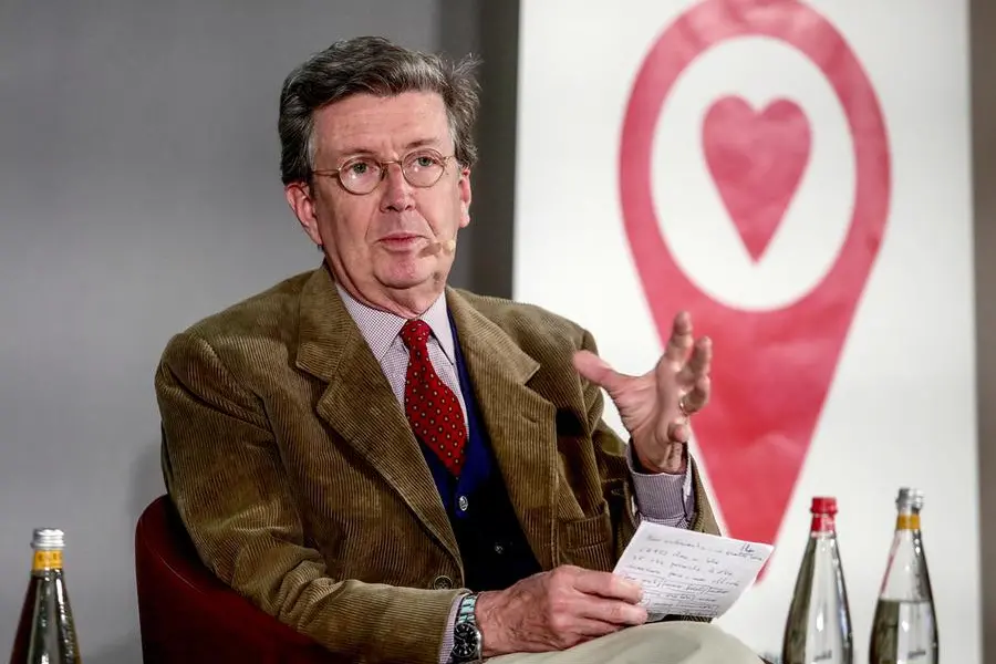 Marco Magnifico, presidente del FAI, partecipa alla presentazione di \\u201CI luoghi del cuore\\u201D organizzato dal Fondo per l\\u2019Ambiente Italiano e da Intesa Sanpaolo a Palazzo Belgioioso a Milano, 12 maggio 2026. ANSA/MOURAD BALTI TOUATI (npk) , ANSA