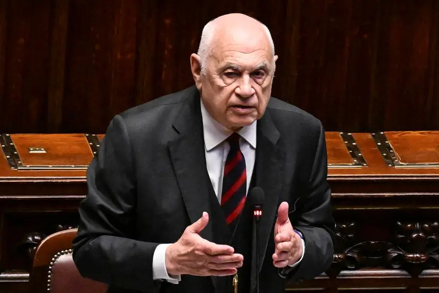 Il ministro della Giustizia, Carlo Nordio, durante il question time alla Camera, Roma, 22 aprile 2026. ANSA/RICCARDO ANTIMIANI , ANSA