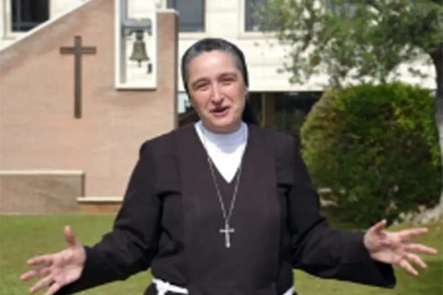 Sister Veronica Donatello, 42 years old, (Rome), appointed by the President of the Republic Sergio Mattarella as Officer of the Order of Merit of the Italian Republic. Rome, 12 November 2016. ANSA/ US QUIRINALE +++ NO SALES - EDITORIAL USE ONLY +++