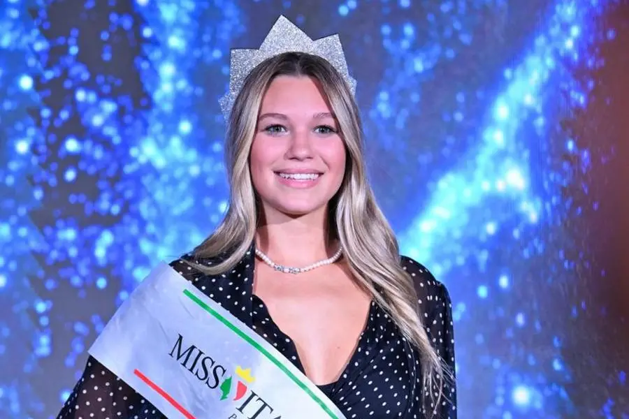 Sarah Rizea, 18 anni, atleta delle Fiamme oro di origini romene e savonese di adozione, \\u00E8 la nuova Miss Italia 2026, 22 Settembre 2026. ANSA/US , ANSA