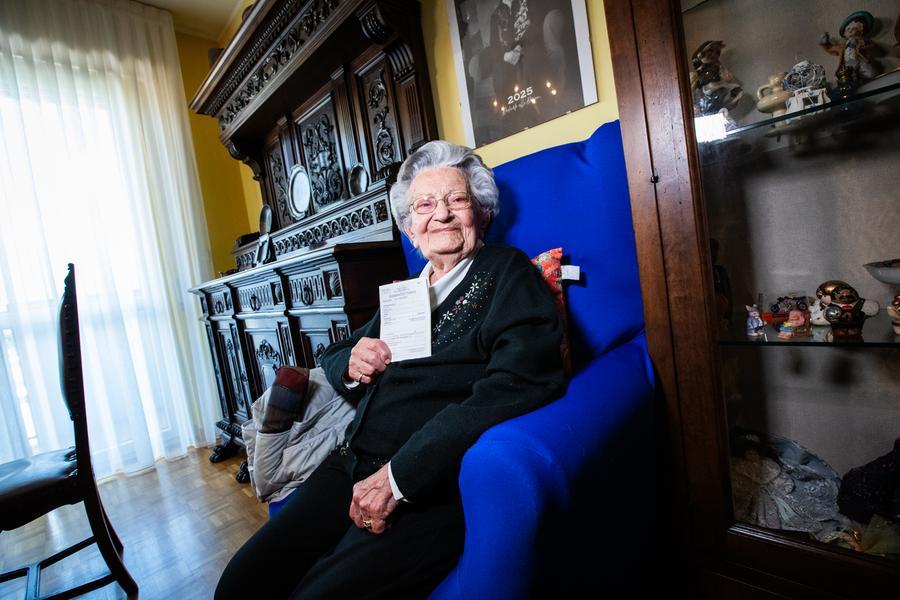 At the milestone of 103 years remembering that first of many other votes: best wishes to Alma Coda Cap Borsotti At the milestone of 103 years remembering that first of many other votes: best wishes to Alma Coda Cap Borsotti