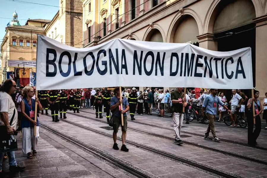 Il 46esimo anniversario della strage della stazione di Bologna, 02 agosto 2026. , ANSA