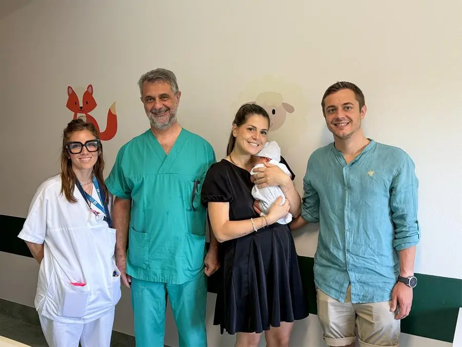 Abano Terme, la prima notte tutti e tre insieme anche con papà: così nasce una famiglia