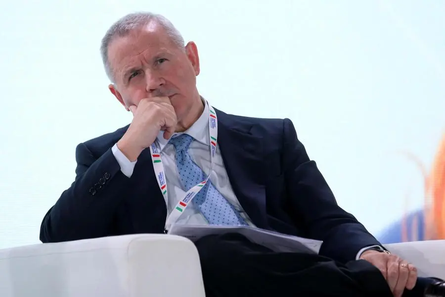 The president of Fipe Lino Enrico Stoppani on the occasion of the International Tourism Forum currently taking place in Baveno on Lake Maggiore, 24 November 2023 ANSA / MATTEO BAZZI