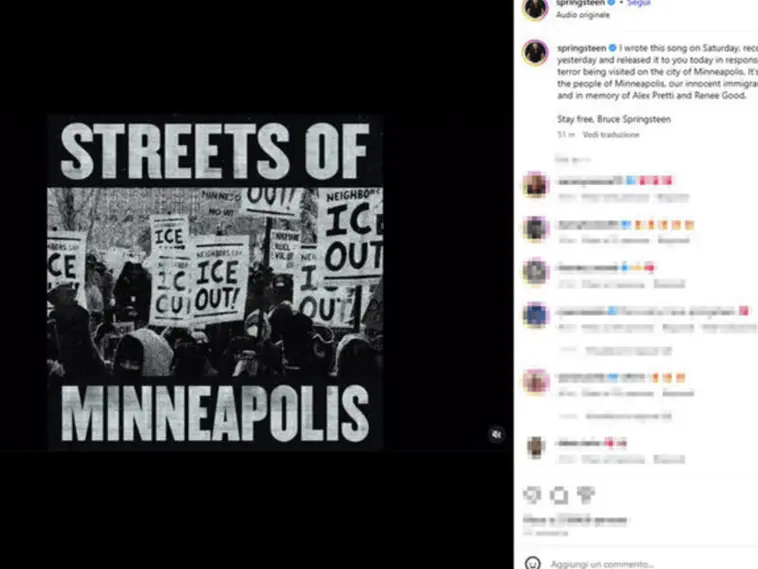Springsteen contro Trump: cosa dice la ballata su Minneapolis che sfida il potere