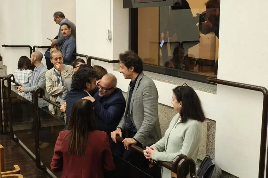 L\\'aula dell\\'Assemblea legislativa dell\\'Umbria dopo l\\'approvazione della legge sul suicidio assistito , ANSA