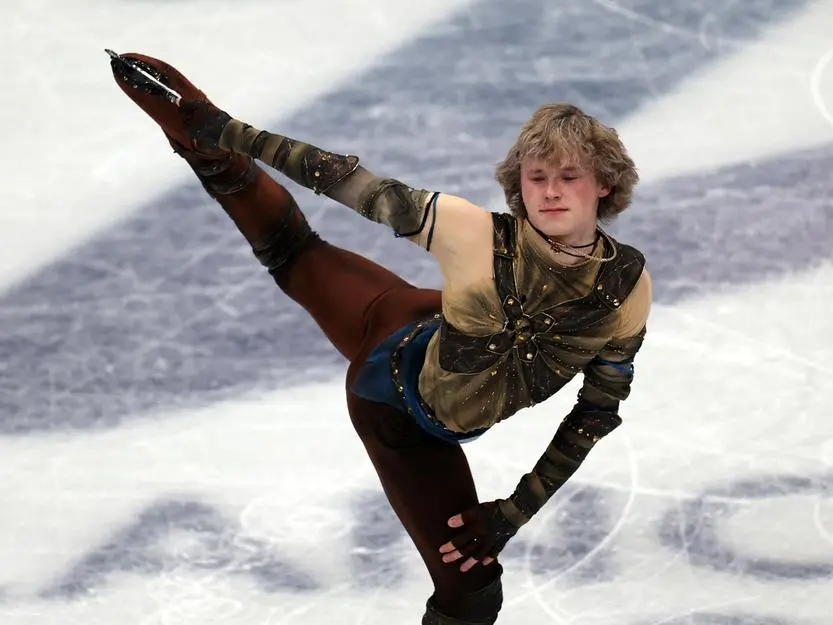Milano Cortina 2026 Olympics - Figure Skating - Men Single Skating - Short Program - Milano Ice Skating Arena, Milan, Italy - February 10, 2026. Ilia Malinin of United States performs during the Short Program REUTERS/Yara Nardi