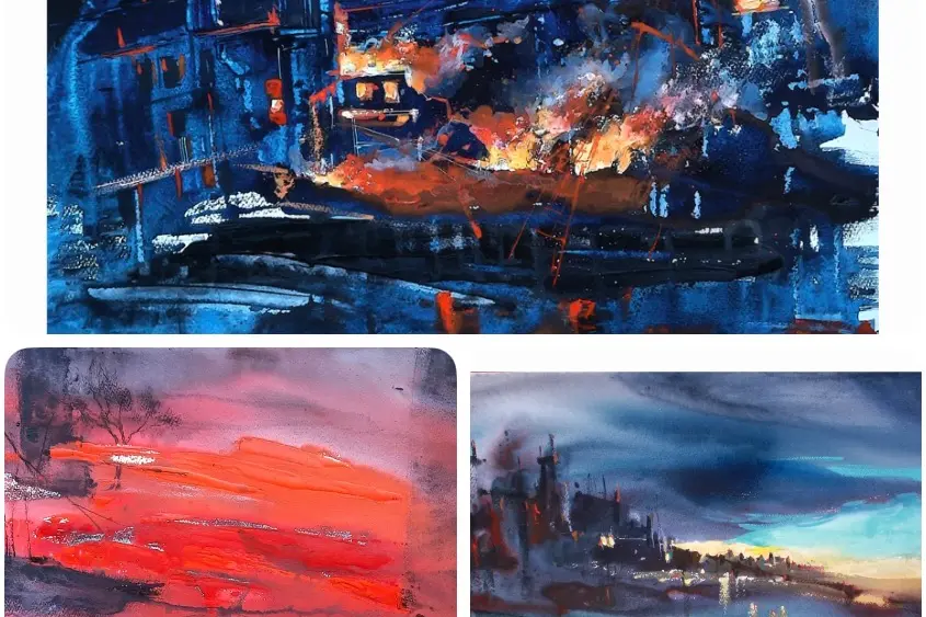 Il trittico \\\"Orrore\\\", \\\"Dolore\\\", \\\"Speranza\\\"