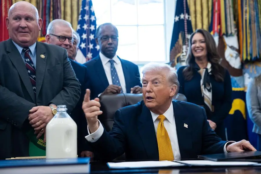 Il presidente Donald Trump alla Casa Bianca