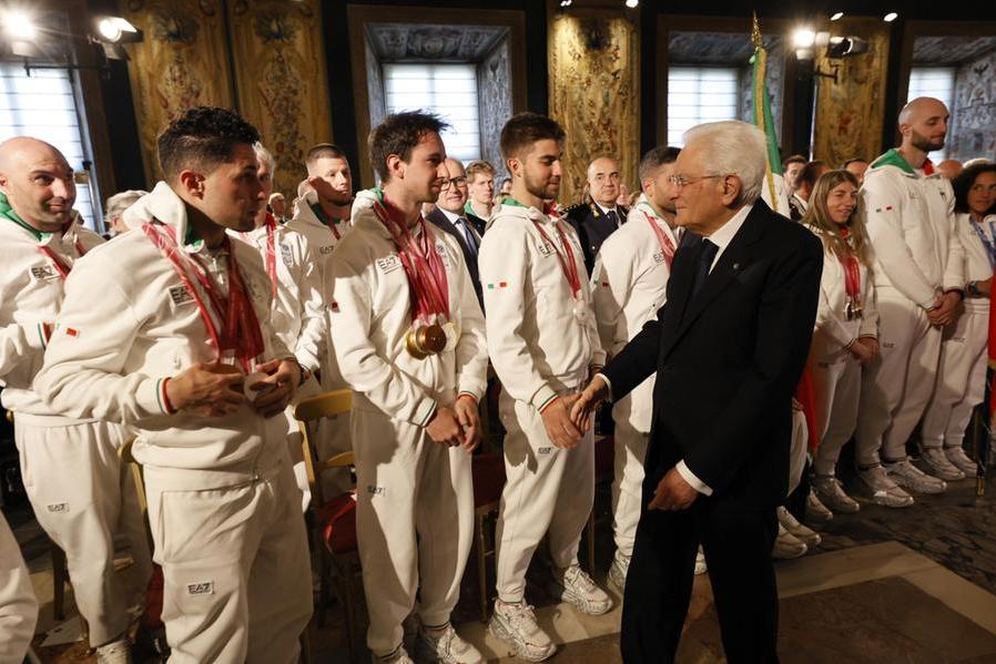Olympic and Paralympic athletes at the Quirinale, a smiling and affectionate ceremony Olympic and Paralympic athletes at the Quirinale, a smiling and affectionate ceremony
