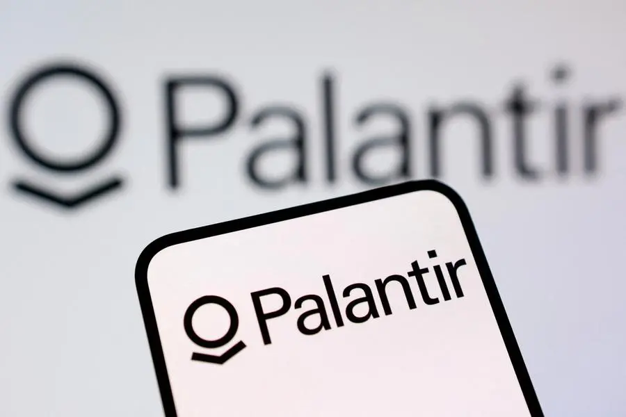 Il logo Palantir è visibile in questa illustrazione scattata il 3 agosto 2025. REUTERS/Dado Ruvic/Illustrazione/Foto d'archivio
