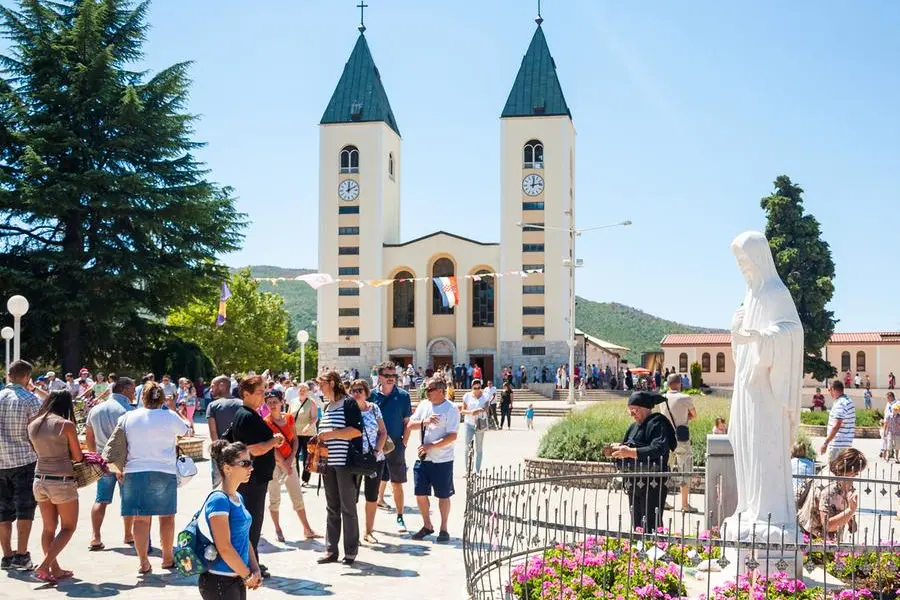 Il Santuario di Medjugorje in Bosnia Erzegovina , Getty Images