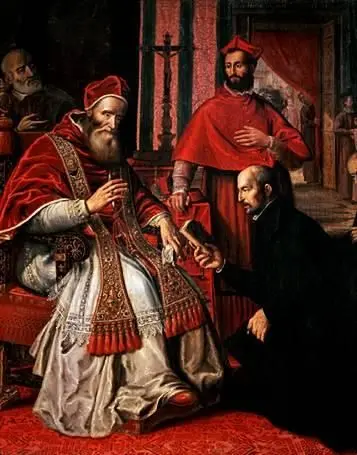 Approvazione orale della Formula instituti di Ignazio di Loyola da parte di papa Paolo III, 3 settembre 1539. Il pontefice accolse il progetto di vita religiosa elaborato da Ignazio e dai primi compagni, aprendo la strada al riconoscimento ufficiale della Compagnia di Gesù, approvata definitivamente con la bolla Regimini militantis Ecclesiae il 27 settembre 1540