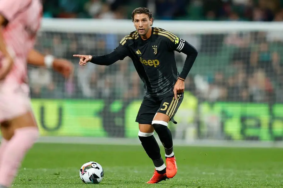 Il capitano della Juventus Manuel Locatelli , EPA
