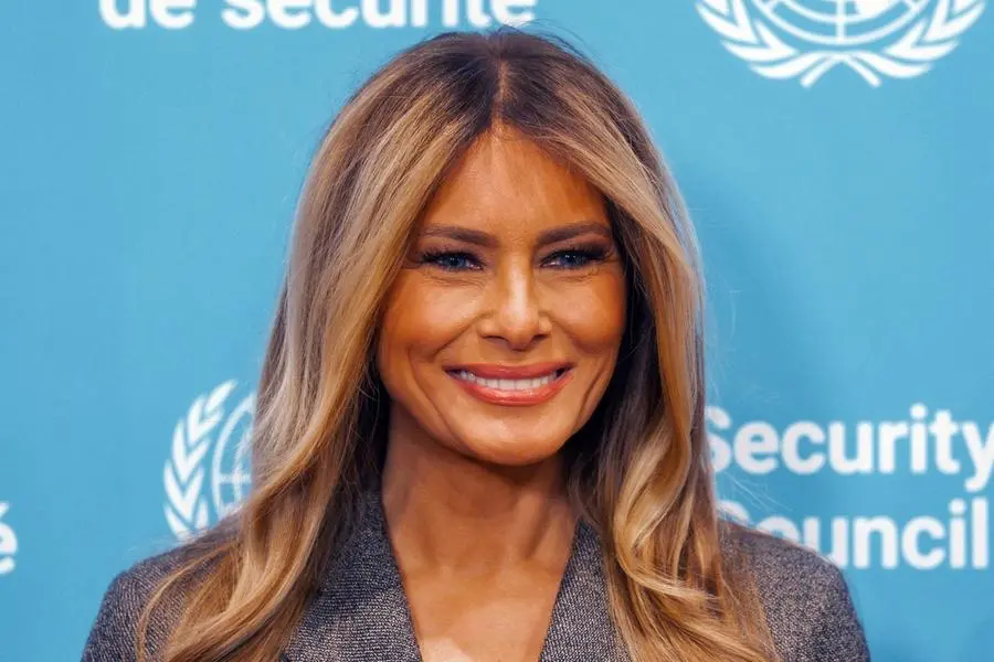 Melania Trump al Palazzo di Vetro dell\\'Onu in qualit\\u00E0 di presidente del Consiglio di sicurezza. , EPA